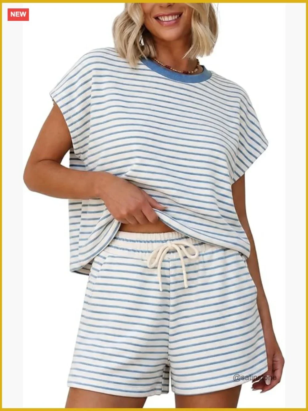 2 Piece Shorts Set Matching Lounge Set Women Summer Outfits Travel Vacation